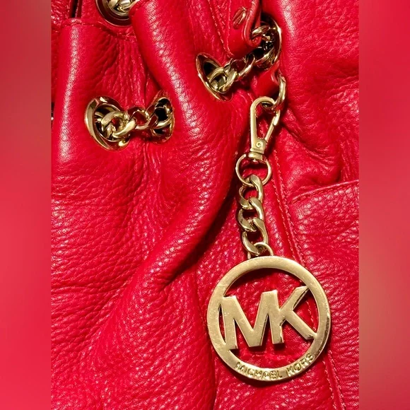 Michael Kors Vibrant Red Shoulder Bag - Picture 3 of 6